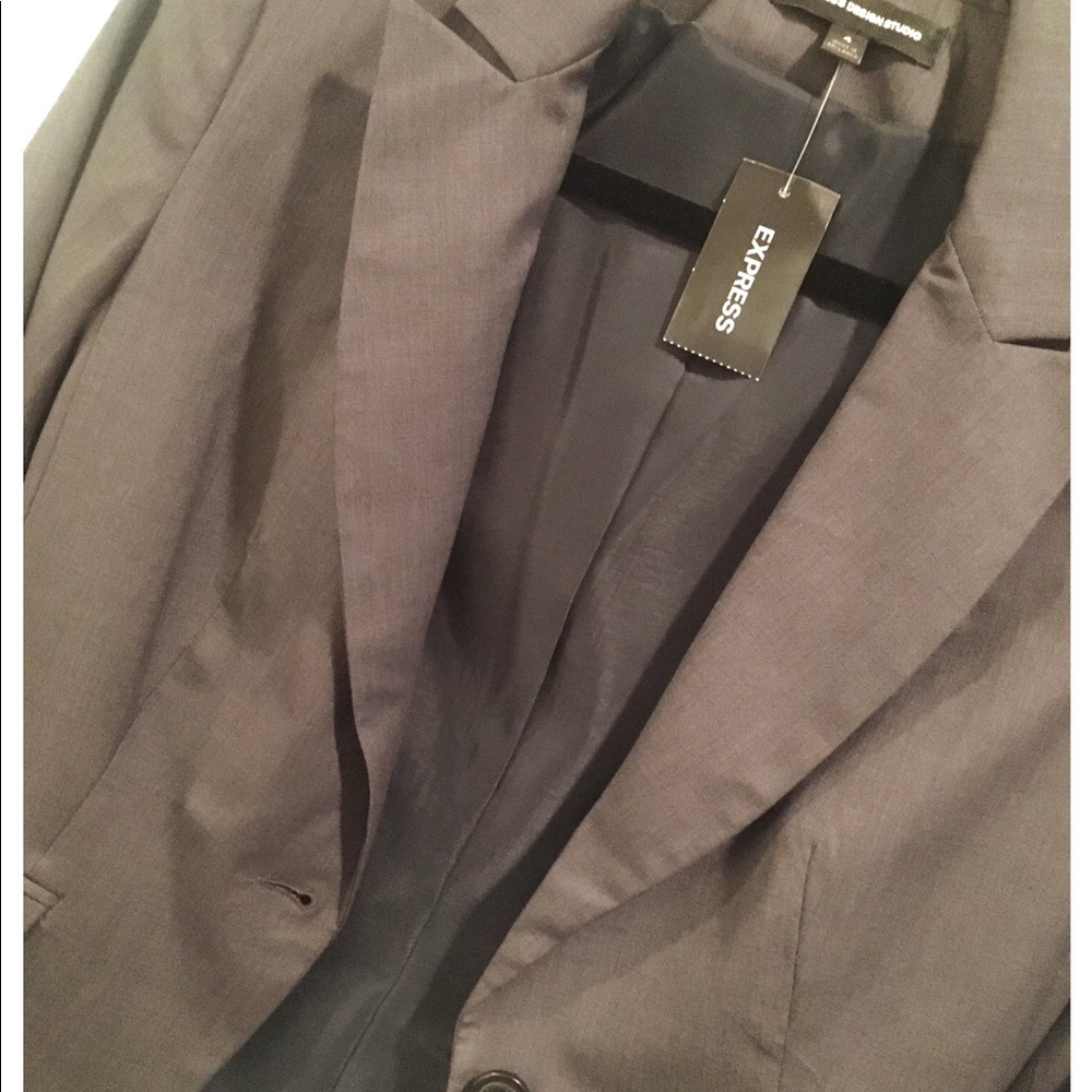 Express One Button Blazer - Picture 2 of 5